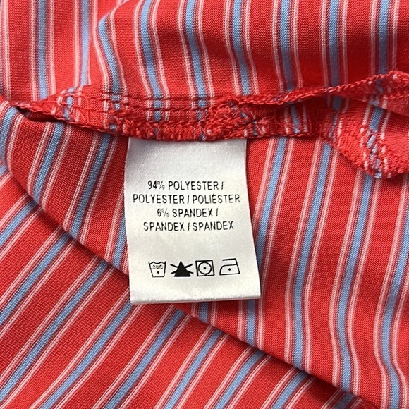 Men’s Fairway & Greene Striped Polyester & Spandex Golf Polo Size XL - Picture 8 of 8